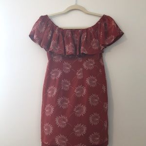 Off the shoulder made well dress